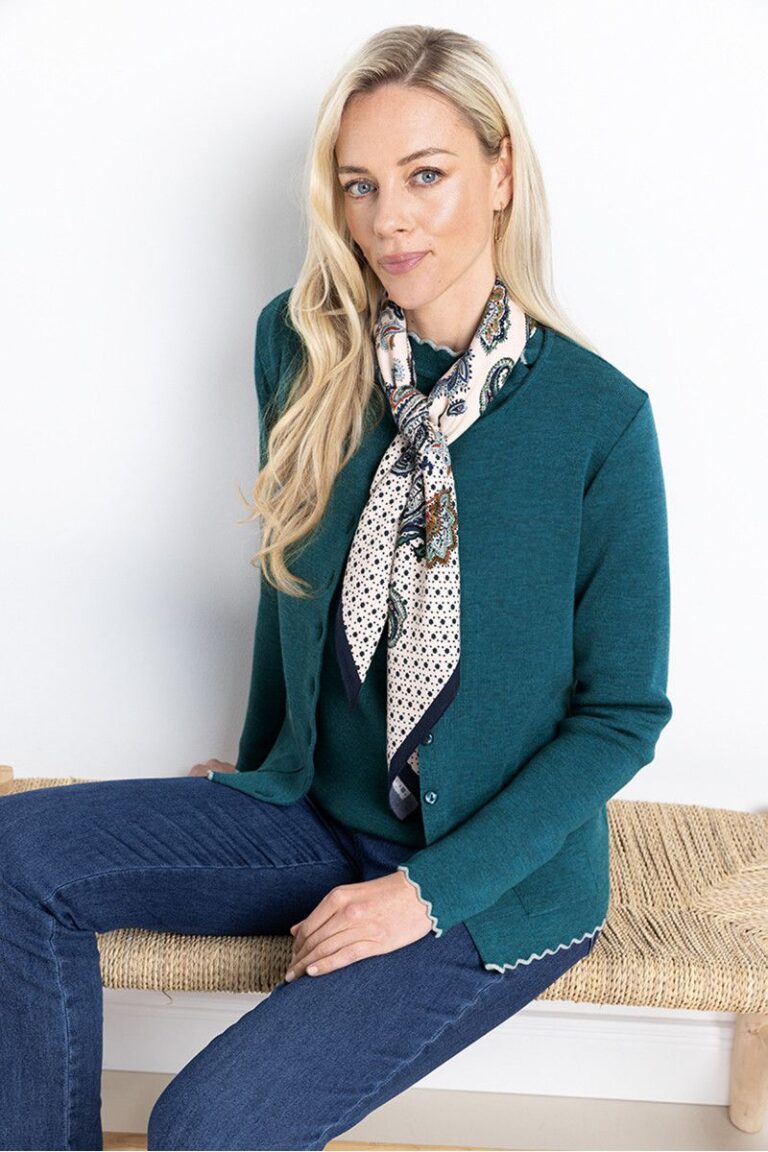 Maison Solfin - Foulard carré en viscose Made in France| B.Solfin