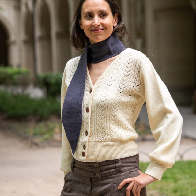 Ardelaine - Foulard en laine mérinos ardéchoise