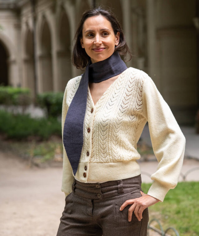 Ardelaine - Foulard en laine mérinos ardéchoise