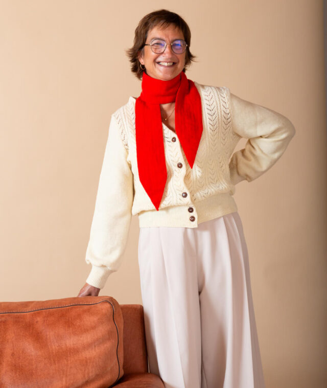 Ardelaine - Foulard en laine mérinos ardéchoise