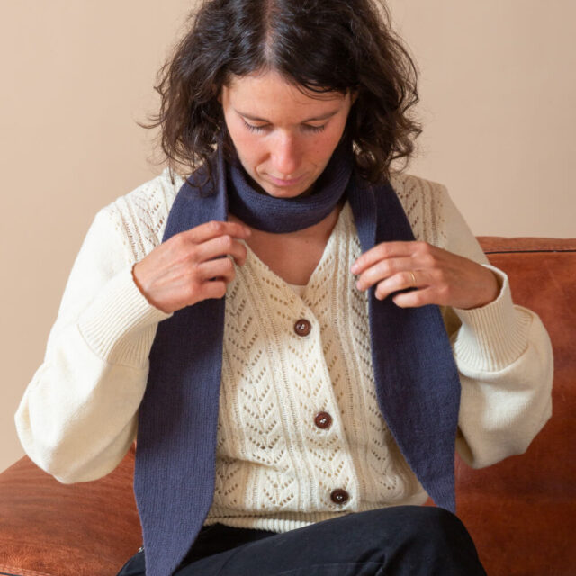 Ardelaine - Foulard en laine mérinos ardéchoise
