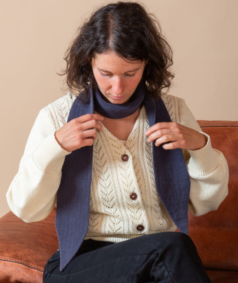 Ardelaine - Foulard en laine mérinos ardéchoise