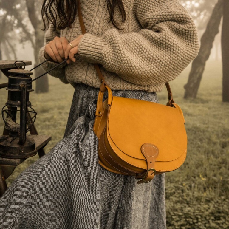 Bleu De Chauffe - Gibecière Diane L - Cognac/Rust