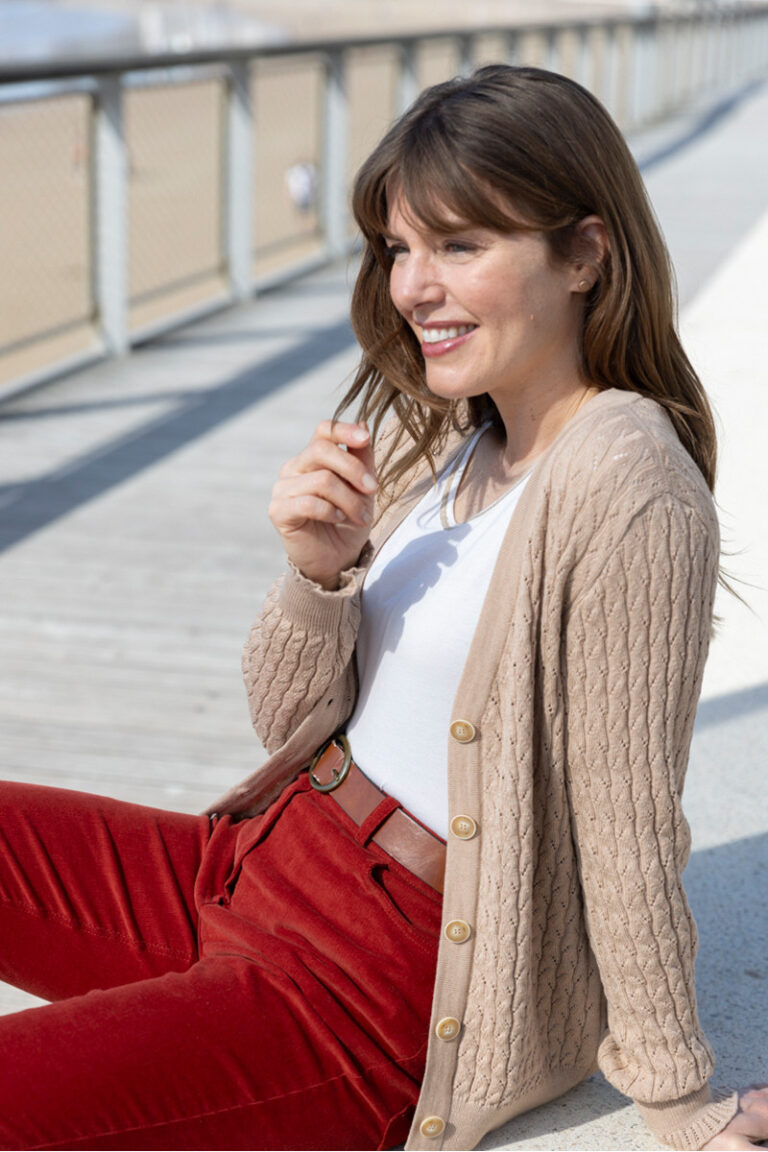 Maison Solfin - Gilet en laine Made in France| B.Solfin