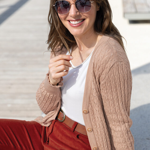 Maison Solfin - Gilet en laine Made in France| B.Solfin