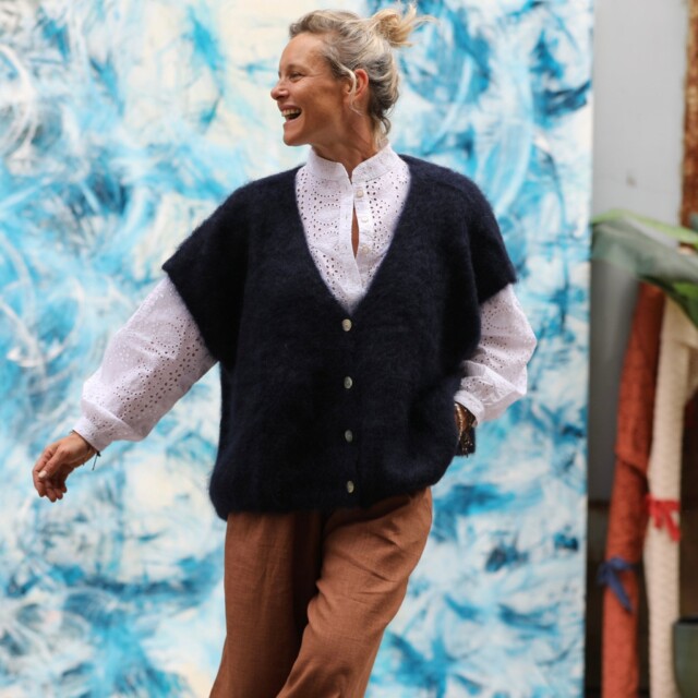 Quintessence - Gilet Cassiopé - Marine