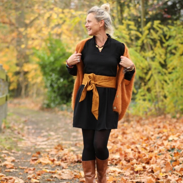 Quintessence - Gilet Cassiopé - Noisette