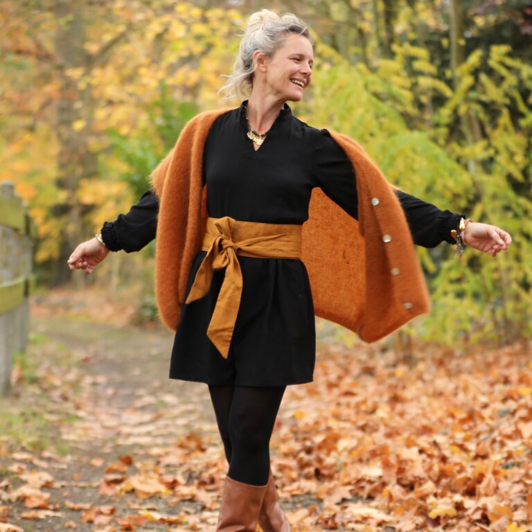 Quintessence - Gilet Cassiopé - Noisette