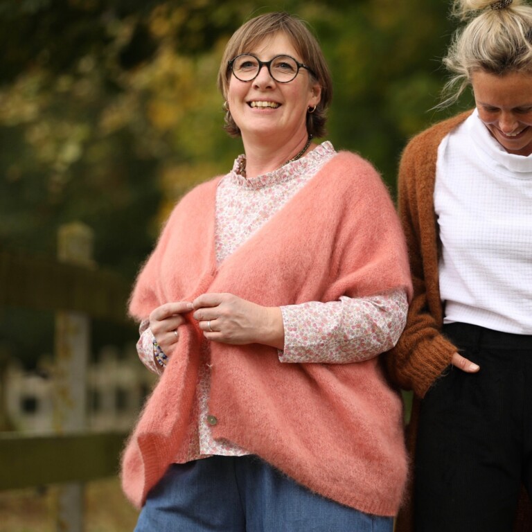 Quintessence - Gilet  Cassiopé - Rose boisé