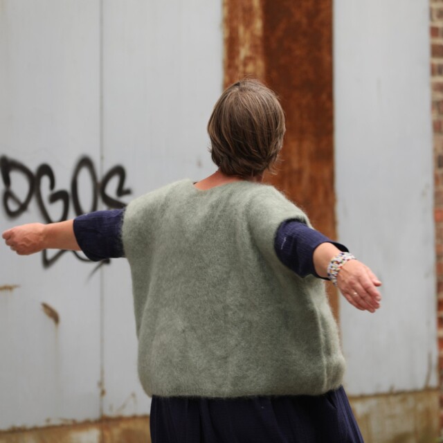 Quintessence - Gilet  Cassiopé - Rose fluo