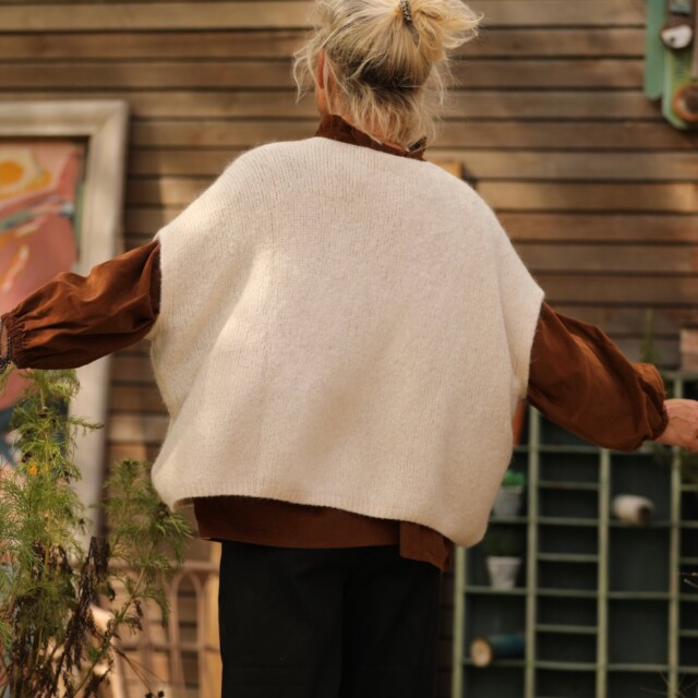 Quintessence - Gilet Claudia - Ficelle