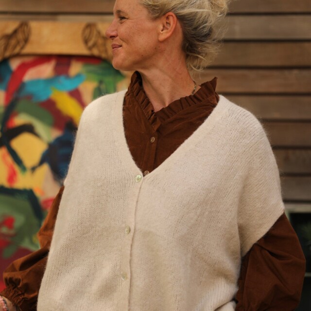 Quintessence - Gilet Claudia - Ficelle