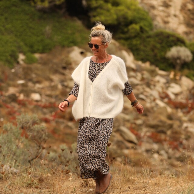 Quintessence - Gilet Claudia - ivoire