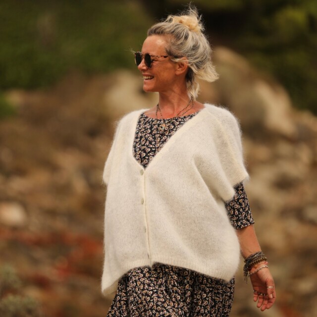 Quintessence - Gilet Claudia - ivoire