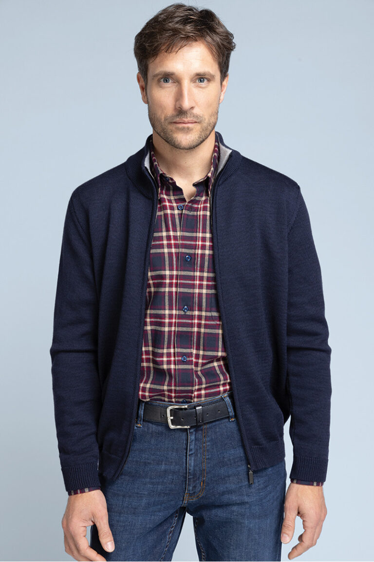 Maison Solfin - Gilet col camionneur Made in France| B.Solfin