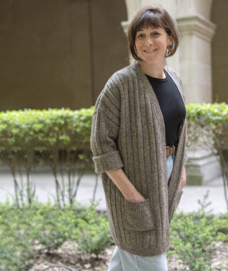 Ardelaine - Gilet long en laine  Aulnière