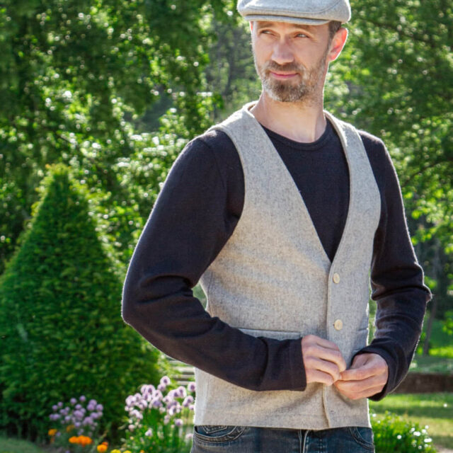 Ardelaine - Gilet sans manche en laine fin de collection - Ladreyt