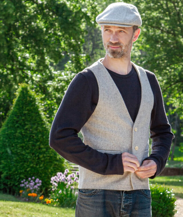 Ardelaine - Gilet sans manche en laine fin de collection - Ladreyt