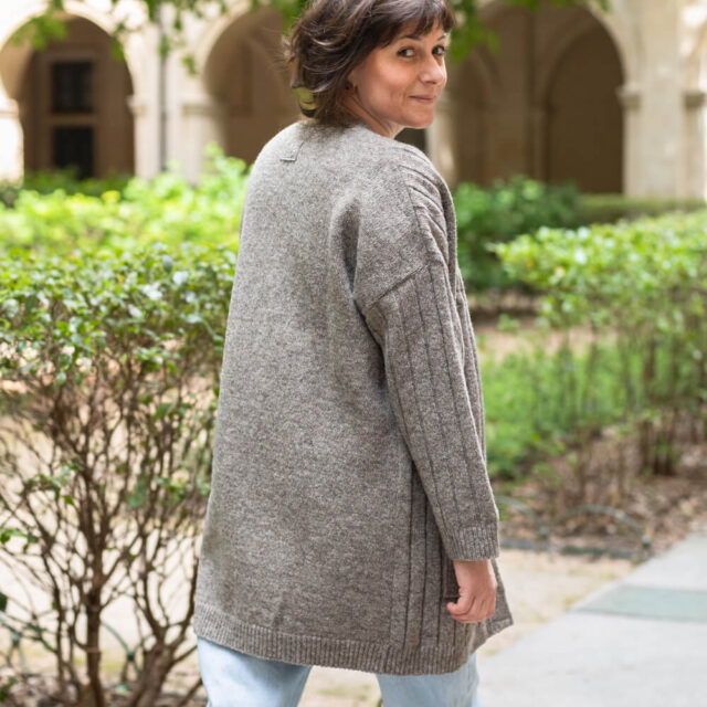 Ardelaine - Gilet long en laine - Aulnière