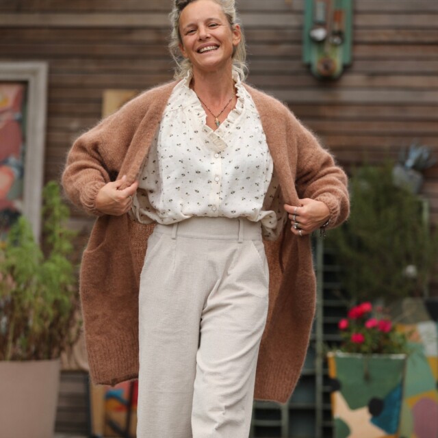 Quintessence - Gilet Naïs - Camel