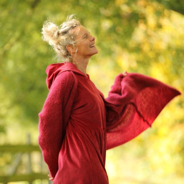 Quintessence - Gilet Naïs - Grenat