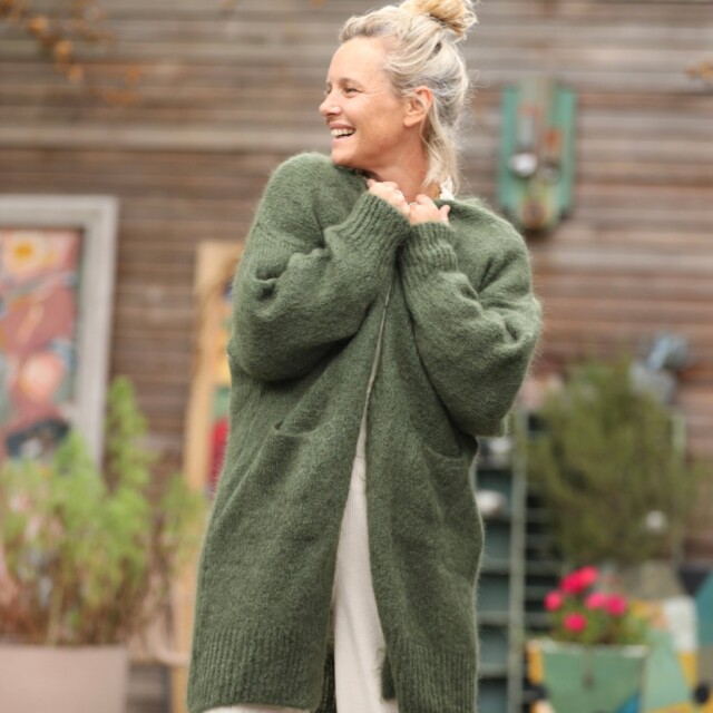 Quintessence - Gilet Naïs - Kaki