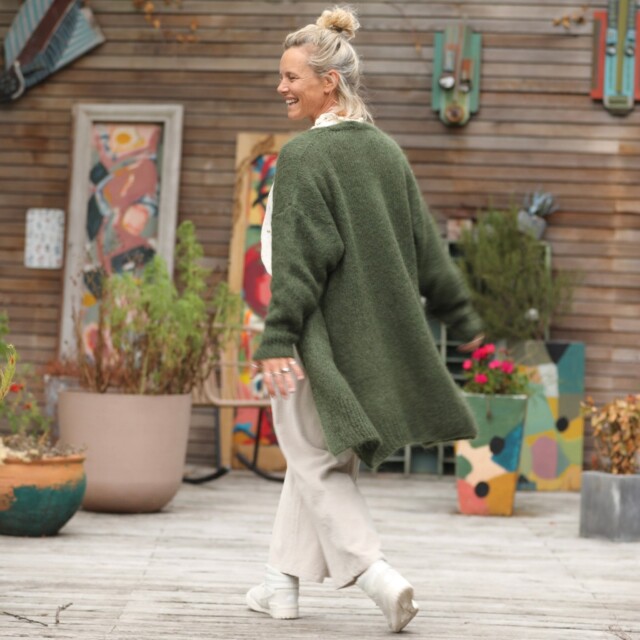 Quintessence - Gilet Naïs - Kaki