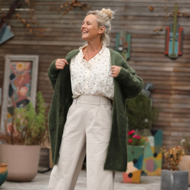 Quintessence - Gilet Naïs - Kaki