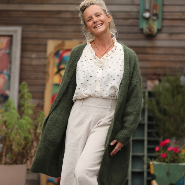 Quintessence - Gilet Naïs - Kaki