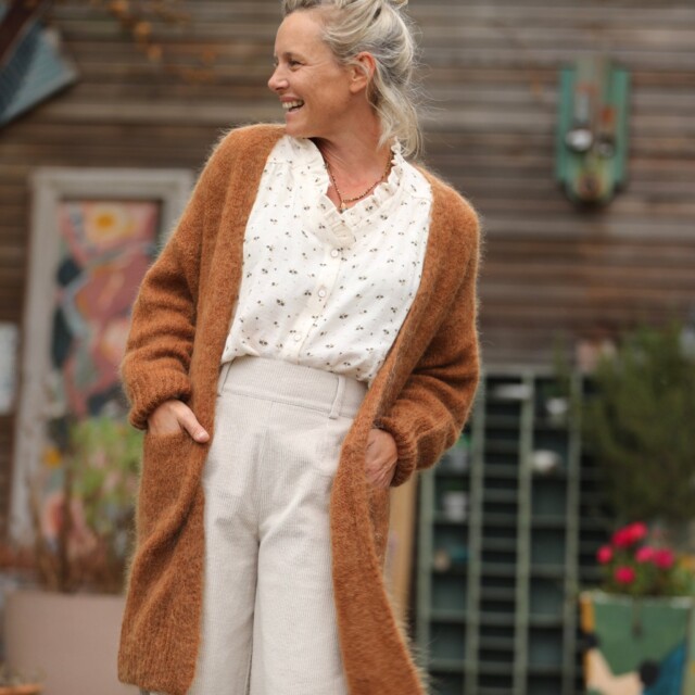 Quintessence - Gilet Naïs - Noisette