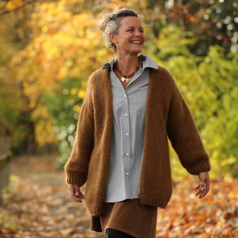 Quintessence - Gilet Prisca Camel