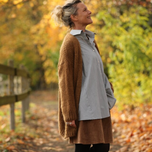 Quintessence - Gilet Prisca Camel