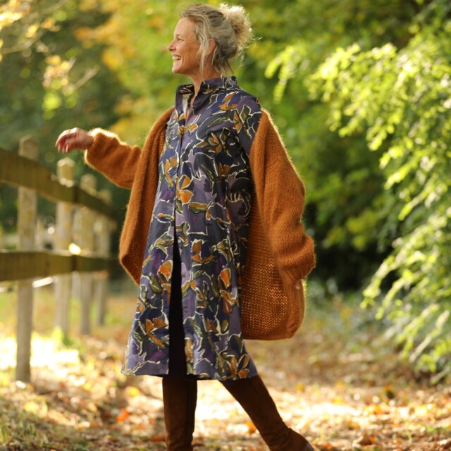 Quintessence - Gilet Prisca Cannelle