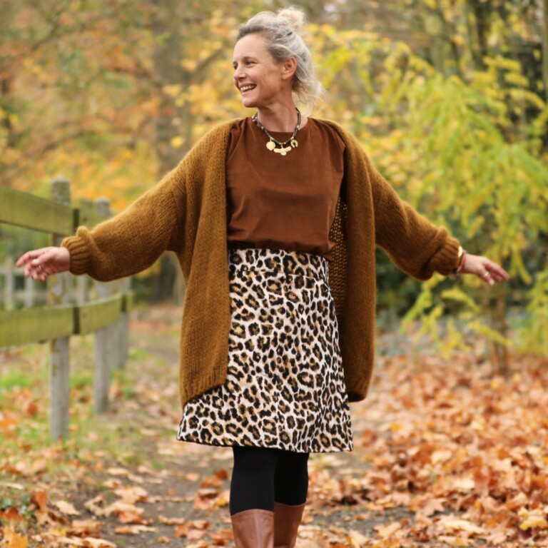 Quintessence - Gilet Prisca Cannelle