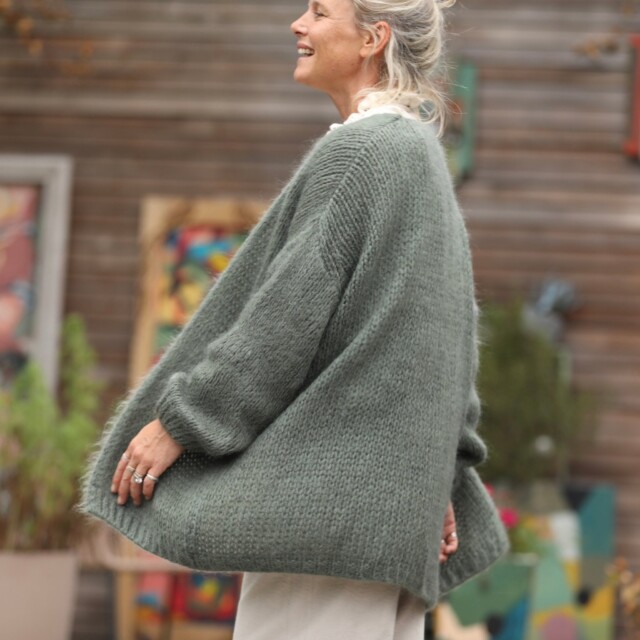 Quintessence - Gilet Prisca Eucalyptus