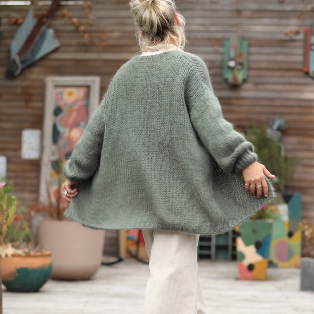 Quintessence - Gilet Prisca Eucalyptus