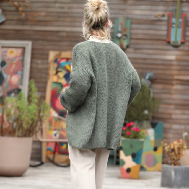 Quintessence - Gilet Prisca Eucalyptus