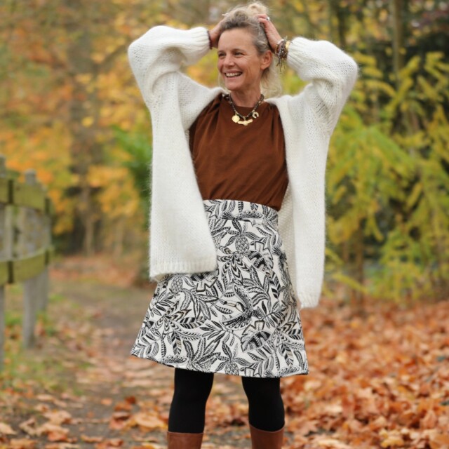 Quintessence - Gilet Prisca Ivoire