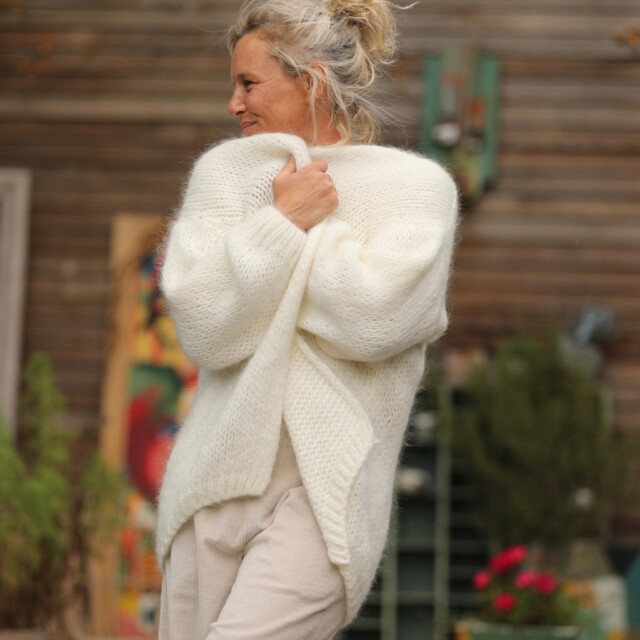 Quintessence - Gilet Prisca Ivoire