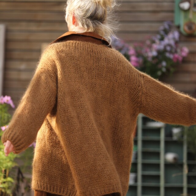 Quintessence - Gilet Prisca Noisette