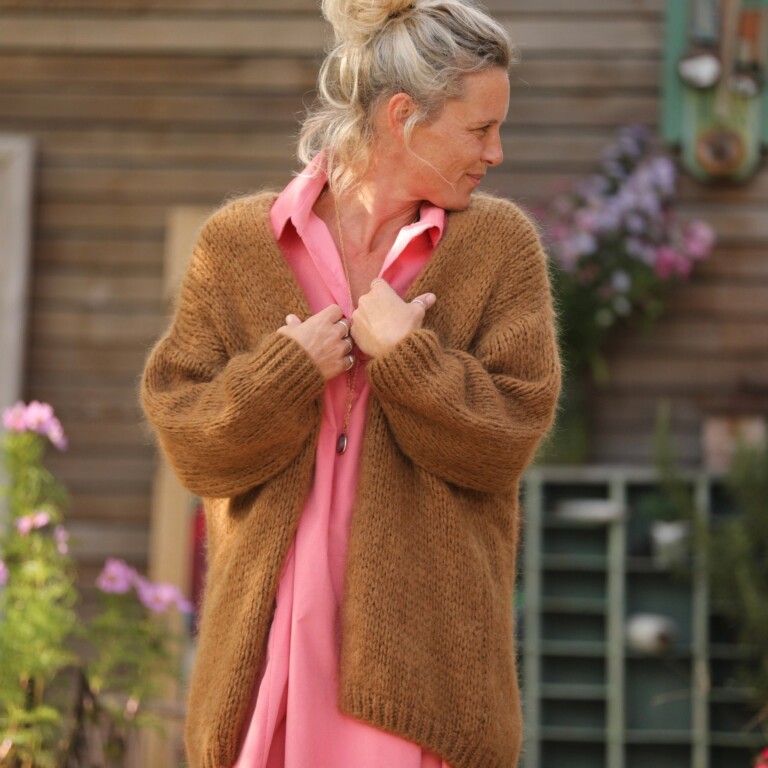 Quintessence - Gilet Prisca Noisette