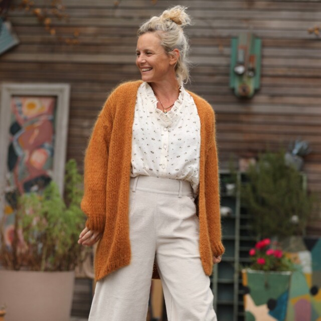 Quintessence - Gilet Prisca Safran