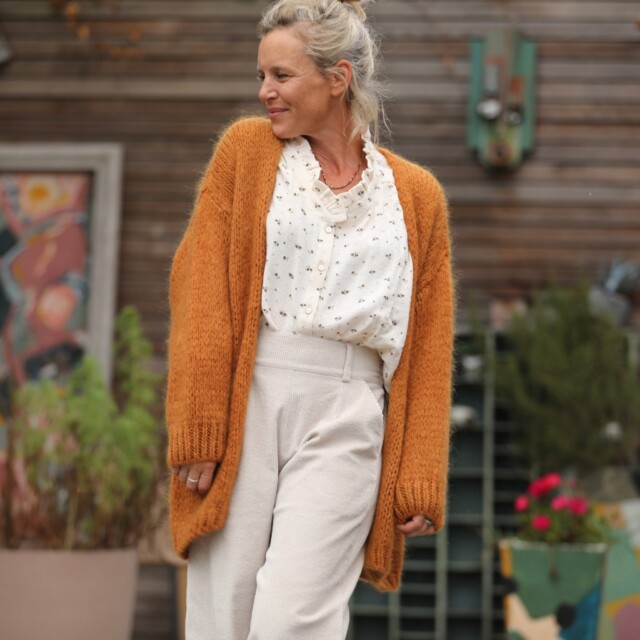 Quintessence - Gilet Prisca Safran