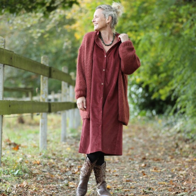 Quintessence - Gilet Prisca Terracotta