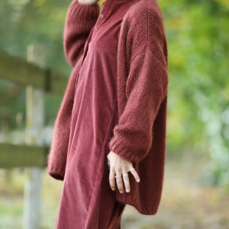 Quintessence - Gilet Prisca Terracotta