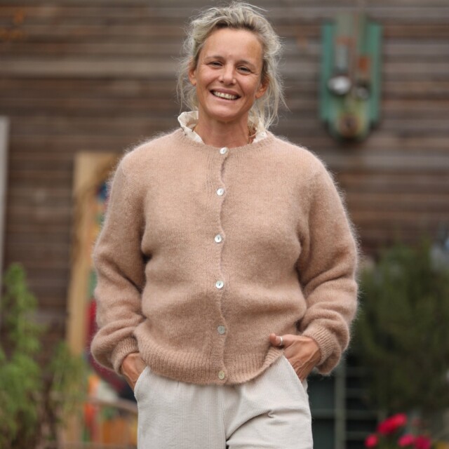 Quintessence - Gilet Sélène - Camel