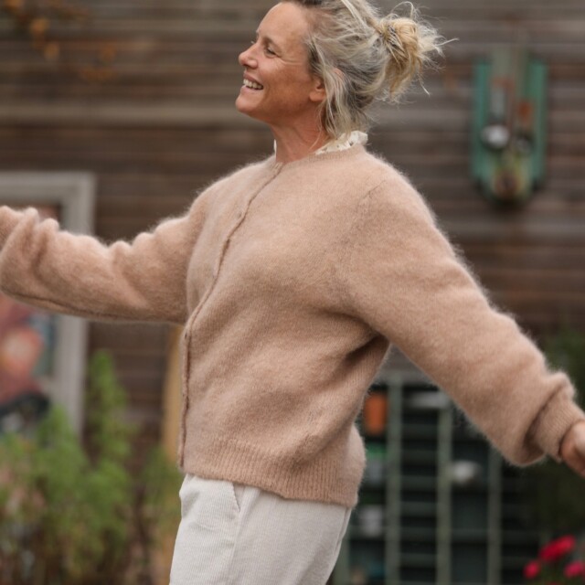 Quintessence - Gilet Sélène - Camel