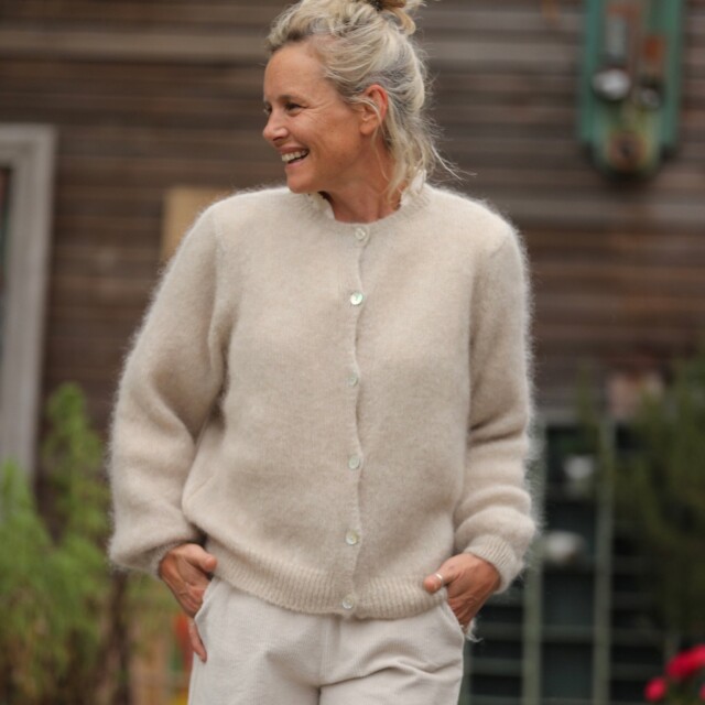 Quintessence - Gilet Sélène -Ficelle