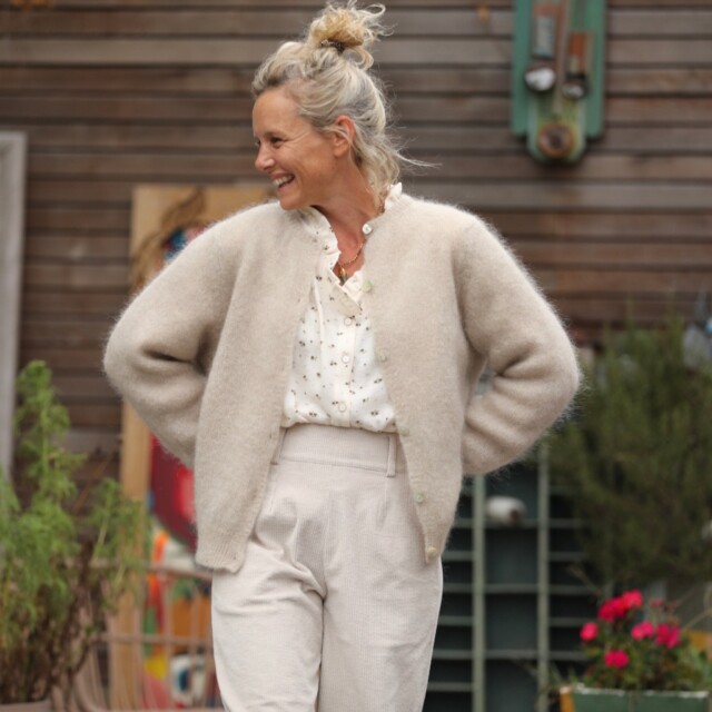 Quintessence - Gilet Sélène -Ficelle