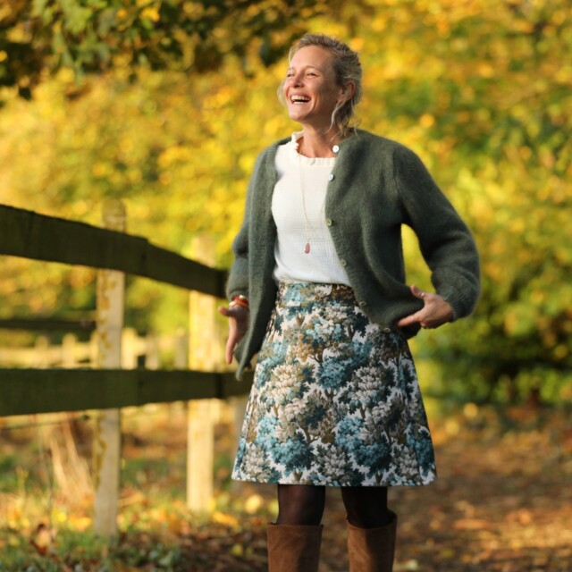 Quintessence - Gilet Sélène - Kaki